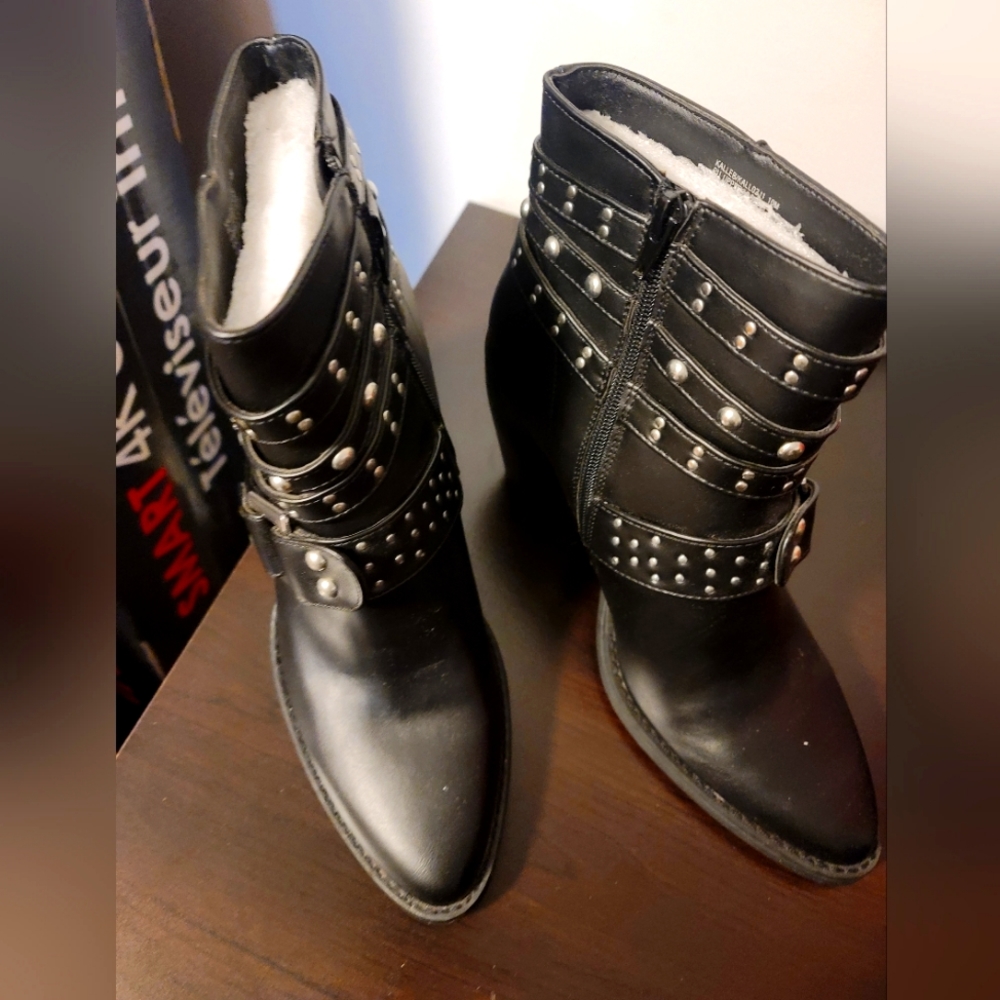 Womens biker boots